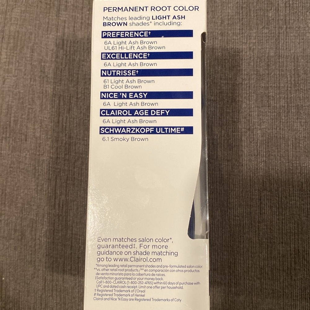 Clairol Root Touch-Up - 6A (Matches Light Ash Brown Shades) - NEVER USED! hair - Picture 4 of 4